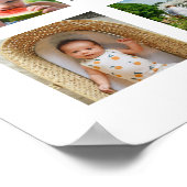 70の理由を私たちはあなたの写真コラージュ誕生日を愛する ポスター (角)