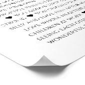 70の理由80th 60th誕生日50th我々があなたを愛する ポスター (角)