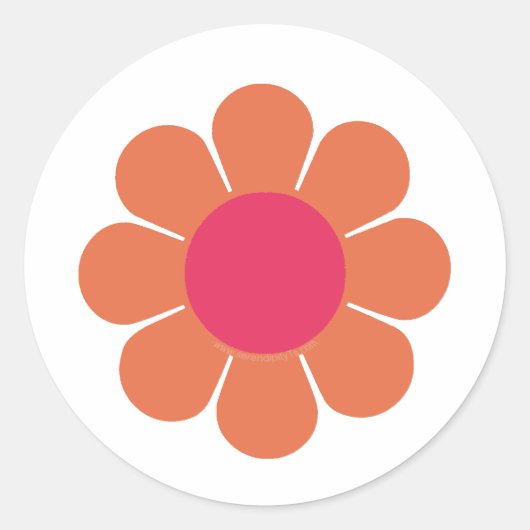 70の花の力 ラウンドシール (正面)