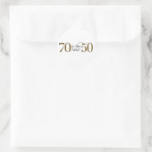 70は新50だ ラウンドシール (バッグ)