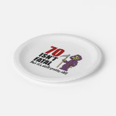 70は死ぬわけではないが、まだ古い死神である ペーパープレート (アングル)