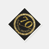 70まだナプキンを飲む スタンダードカクテルナプキン (角)