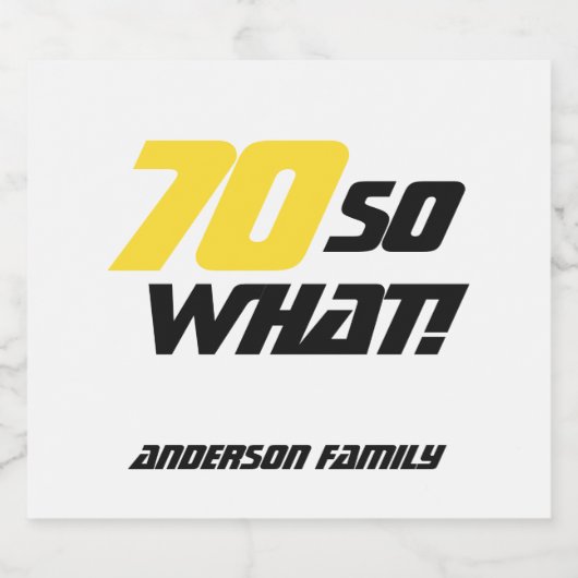 70やる気を起こさせるだから70おもしろい番目の誕生日 ビールラベル (シングルラベル)