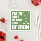 70アイアンゴルファーの毎日のパーティーナプキン スタンダードカクテルナプキン (インサイチュ)