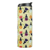 70アフロ・ピックと花 タンブラー (回転左)