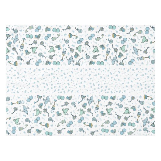 70インチ×52(Passover Seder Tablecloth) テーブルクロス (正面(横))