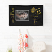 70エレガントとFabulous Tigs 70th誕生日写真 横断幕 (インサイチュ)