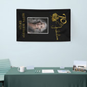 70エレガントとFabulous Tigs 70th誕生日写真 横断幕 (トレードショー)