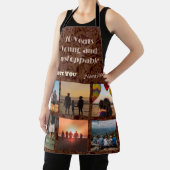 70カスタム歳の女性のための写真コラージュのギフト エプロン (インサイチュ)