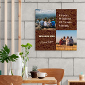 70カスタム歳の女性のための写真コラージュのギフト キャンバスプリント