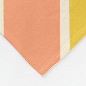 70カラフルs 80sストライプのレトロクラシックストライプ フリースブランケット (角)