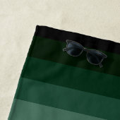 70カラフルs 80sストライプのレトロレインボーストライプ ビーチタオル (インサイチュ)