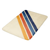 70カラフルs 80sストライプのレトロレーシングストライプ バスマット (アングル)