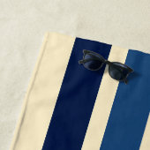 70カラフルs 80sストライプのレトロレーシングストライプ ビーチタオル (インサイチュ)