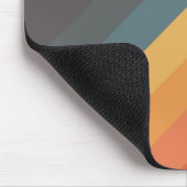 70カラフルs 80sレトロストライプのストライプ マウスパッド (コーナー)