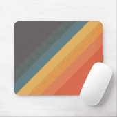 70カラフルs 80sレトロストライプのストライプ マウスパッド (マウス)