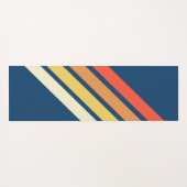 70カラフルs 80sレトロストライプのストライプ ヨガマット (裏面(横))