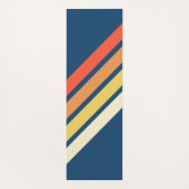 70カラフルs 80sレトロストライプのストライプ ヨガマット (裏面)