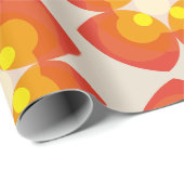 70カラフルs 80sレトロ花柄 ラッピングペーパー (ロールコーナー)