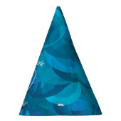 70センセーショナル海ブルー誕生日 パーティーハット (右)