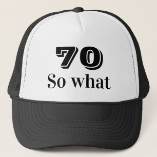 70ソことわざ70おもしろい誕生日 キャップ
