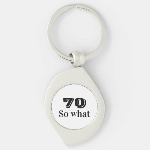 70ソことわざ70おもしろい誕生日 キーホルダー