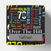 70ハッピーバースデーインaグラフィティスタイル フェイバーボックス (上部)