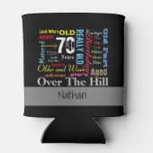 70ハッピーバースデーインaグラフィティスタイル 缶クーラー (裏面)