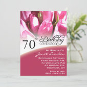 70バースデーパーティ招待状 招待状 (スタンド正面)