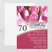 70バースデーパーティ招待状 招待状 (正面/裏面)