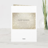 70パーソナライズされた誕生日折りグリーティングカード カード (裏面)