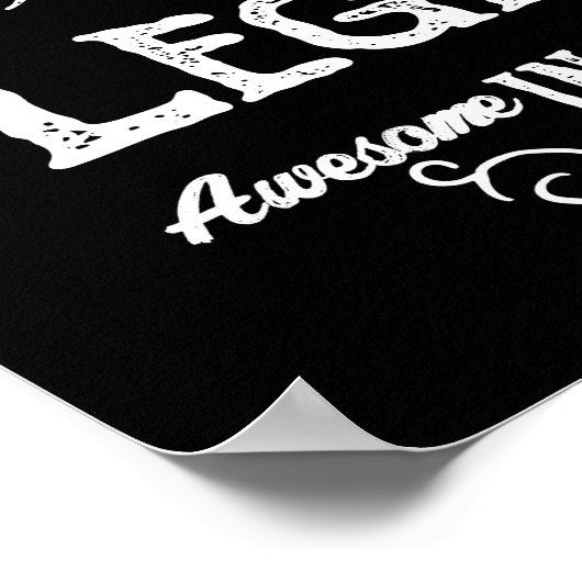 70パーソナライズされた誕生日1951生まれヴィンテージ黒 ポスター (角)