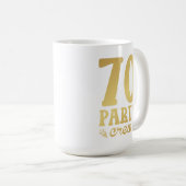 70パーティークルー70誕生日 コーヒーマグカップ (正面右)