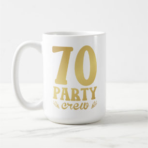 70パーティークルー70誕生日 コーヒーマグカップ
