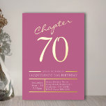 70ピンク70th誕生日パーティー金ゴールド 箔招待状<br><div class="desc">美し祝いピンクと金ゴールド箔70歳の誕生日招待状とスタイルで70歳の誕生日を愛した。これらの豪華な招待状は、あなたの家族や友人を招待状し、あなたの愛する祝人の大きな日に参加するための完璧な方法である。クラシックのないデザインで、これらの招待状は声明を作成する。愛する人に、スタイルでこの特別なマイルストーン祝を一緒に実行する準備ができていることを知らせなさい。</div>