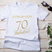70ファブラスオーナメント70th誕生日ゲストオブオナー tシャツ