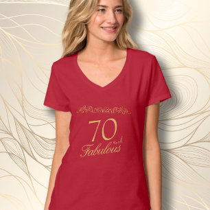 70ファブラスオーナメント70th誕生日ゲストオブオナー tシャツ