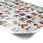 70フォトコラージュ編集可能カラー写真の拡大 フォトプリント (角)