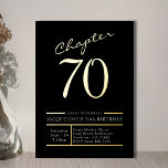70ブラック70thバースデーパーティー金ゴールド 箔招待状<br><div class="desc">祝金ゴールド箔と黒の豪華な70歳の誕生日招待状とこの重要な大事な行事。こ祝の優れたパーティー招待状で70歳を迎える特別な節目。金ゴールドホイルお洒落は適切な量の輝きと洗練を追加する一方で、のスタイルを補完しモダンて、デザインは装飾のあらゆる。彼らは家族も友人も必ずヒットする。この特別な日を、これらの70歳の誕生日の招待状で素晴らしさらに思い出に残す。</div>