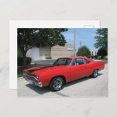 70'プリマスGTX ポストカード (正面/裏面)