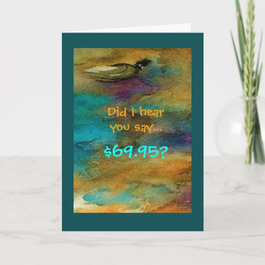 70ユーモアのある番目の誕生日カード カード (正面)