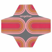 70ラインアインスパイアートサンセットレッドオレンジピンクアーチ サッカーボール (フラット)