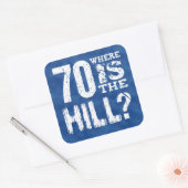 70丘70番おもしろい誕生日BL70Z スクエアシール (封筒)