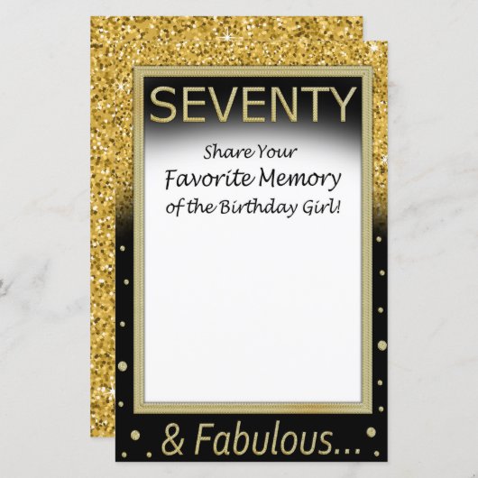 70人お気に入りのの誕生日 (正面/裏面)