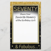 70人お気に入りのの誕生日 (正面)