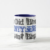 70人はどうやって起こったんだ?- 70誕生日 マグカップ (中央)