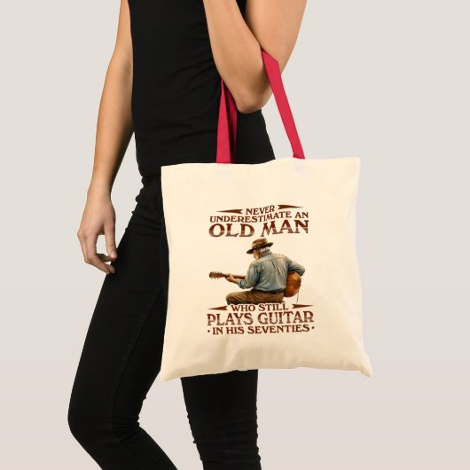 70代のお父さん トートバッグ (正面(商品))