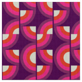 70代スタイリッシュのレトロモダン織物 ファブリック (クローズアップ)