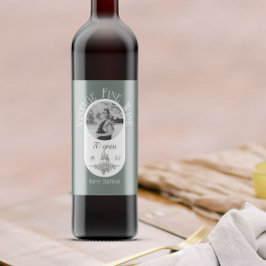 70代誕生日の個人用設定フェイクヴィンテージ ワインラベル