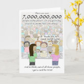 70億人の誕生日カード カード (黄色い花)